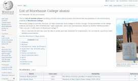 
							         List of Morehouse College alumni - Wikipedia								  
							    