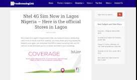 
							         List of Ntel 4G Stores in Lagos - FreeBrowsingLink								  
							    