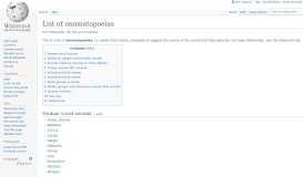 
							         List of onomatopoeias - Wikipedia								  
							    