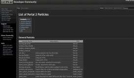 
							         List of Portal 2 Particles - Valve Developer Community								  
							    