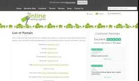 
							         List of Portals - The Online Letting Agents Ltd								  
							    
