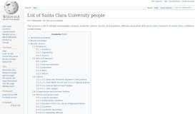 
							         List of Santa Clara University people - Wikipedia								  
							    
