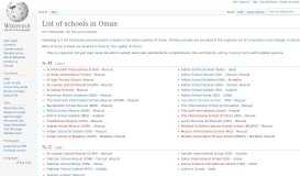 
							         List of schools in Oman - Wikipedia								  
							    