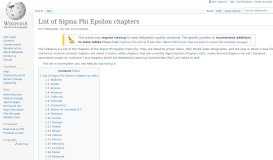 
							         List of Sigma Phi Epsilon chapters - Wikipedia								  
							    