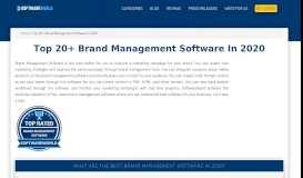 
							         List of Top Brand Management Software | Brand Asset Management ...								  
							    