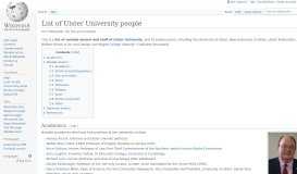 
							         List of Ulster University people - Wikipedia								  
							    