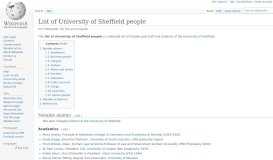 
							         List of University of Sheffield people - Wikipedia								  
							    