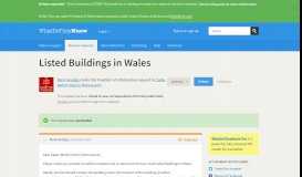 
							         Listed Buildings in Wales - a Freedom of Information request to Cadw ...								  
							    