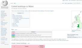 
							         Listed buildings in Wales - Wikipedia								  
							    