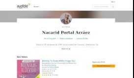
							         Listen to Audiobooks written by Nacarid Portal Arráez | Audible.com								  
							    