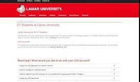 
							         LIT Students at Lamar University - Lamar University								  
							    