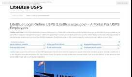 
							         LiteBlue Login | WWW.LITEBLUE.USPS.GOV Online Portal For USPS								  
							    