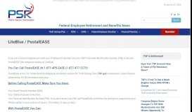 
							         LiteBlue / PostalEASE - Federal Retirement								  
							    