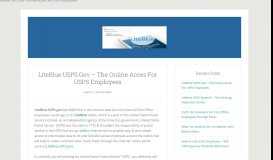 
							         LiteBlue USPS gov - The Online Acces For USPS Employees - Litblue								  
							    