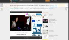 
							         Literacy Portal - SlideShare								  
							    