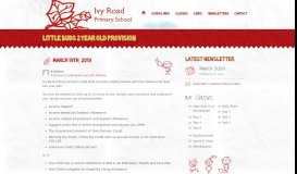 
							         Little Buds 2 Year Old Provision – Ivy Road Primary School								  
							    