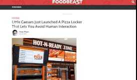 
							         Little Caesars Just Launched A Pizza Locker That Lets You Avoid ...								  
							    