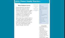 
							         Little Flower Family Practice Canton, OH Forms								  
							    