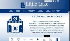 
							         Little Lake City School District								  
							    