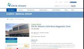 
							         Little Rock Diagnostic Clinic | CHI St. Vincent Medical Group, Arkansas								  
							    