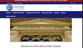 
							         Little Silver Public Schools: Welcome to the Little Silver School District								  
							    