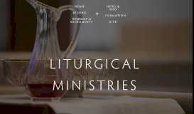 
							         Liturgical Ministries — Prince of Peace Catholic Community								  
							    