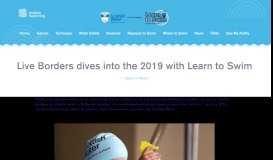 
							         Live Borders dives into the 2019 with Learn to Swim – Scottish ...								  
							    