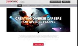
							         Live Nation Entertainment Careers | Your Career Centre Stage								  
							    