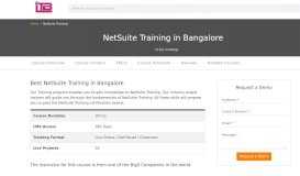 
							         Live NetSuite Training in Bangalore with Course Material & Videos								  
							    