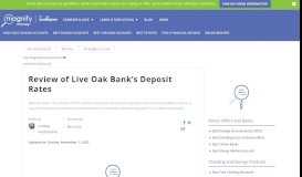 
							         Live Oak Bank Review of Rates for June 2019 | MagnifyMoney								  
							    
