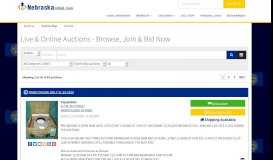 
							         Live & Online Auctions | 10 Results | HiBid.com - HiBid Nebraska								  
							    