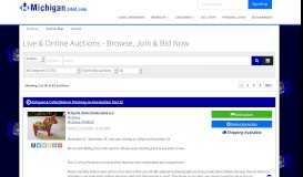 
							         Live & Online Auctions | 33 Results | HiBid.com - HiBid Michigan								  
							    