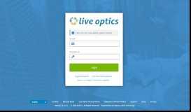 
							         Live Optics | Login								  
							    