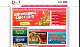 
							         Live! Social Casino: Free Online Casino Games								  
							    