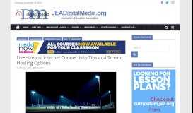 
							         Live stream: Internet Connectivity Tips and Stream ... - JEA Digital Media								  
							    