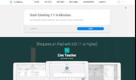 
							         Live Teacher by Paritor Limited - AppAdvice								  
							    