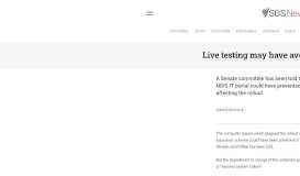 
							         Live testing may have avoided NDIS issues								  
							    