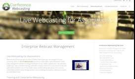 
							         Live Webcasting for Associations – ICV Live Webcasting Service								  
							    