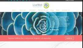 
							         Live Well Clinic: Home								  
							    