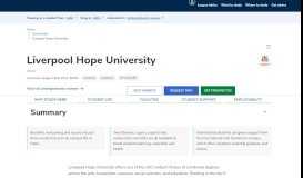 
							         Liverpool Hope University - Complete University Guide								  
							    