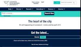 
							         Liverpool John Moores University: Homepage								  
							    