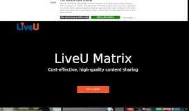 
							         LiveU | Live Video Transmission & Video Streaming Solutions								  
							    