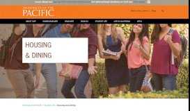 
							         Living and Dining on Campus | UOP International								  
							    