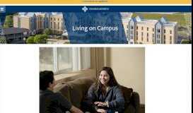 
							         Living on Campus - St. Mary's University								  
							    