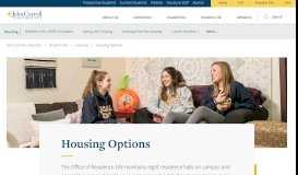 
							         Living Options – Office of Residence Life - John Carroll University								  
							    