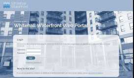 
							         Livingcity: Whitehall Waterfront Portal								  
							    
