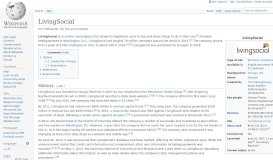 
							         LivingSocial - Wikipedia								  
							    