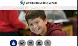 
							         Livingston Middle School								  
							    