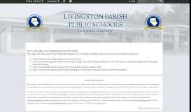
							         Livingston Parish School B oard - Login								  
							    