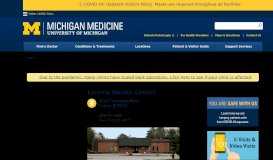 
							         Livonia Health Center | Michigan Medicine								  
							    